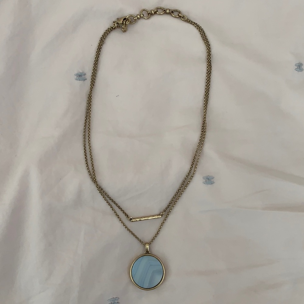 Lucky Brand reversible stacked necklace